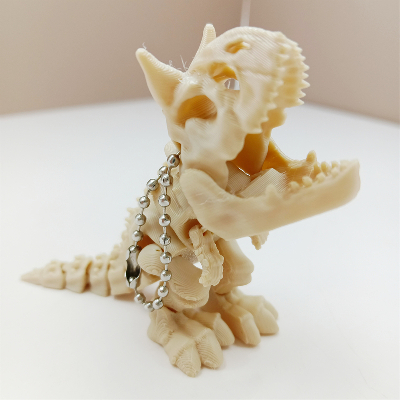 3D Printing Keychain - Model Kerangka Tyrannosaurus Rex Cetak 3D