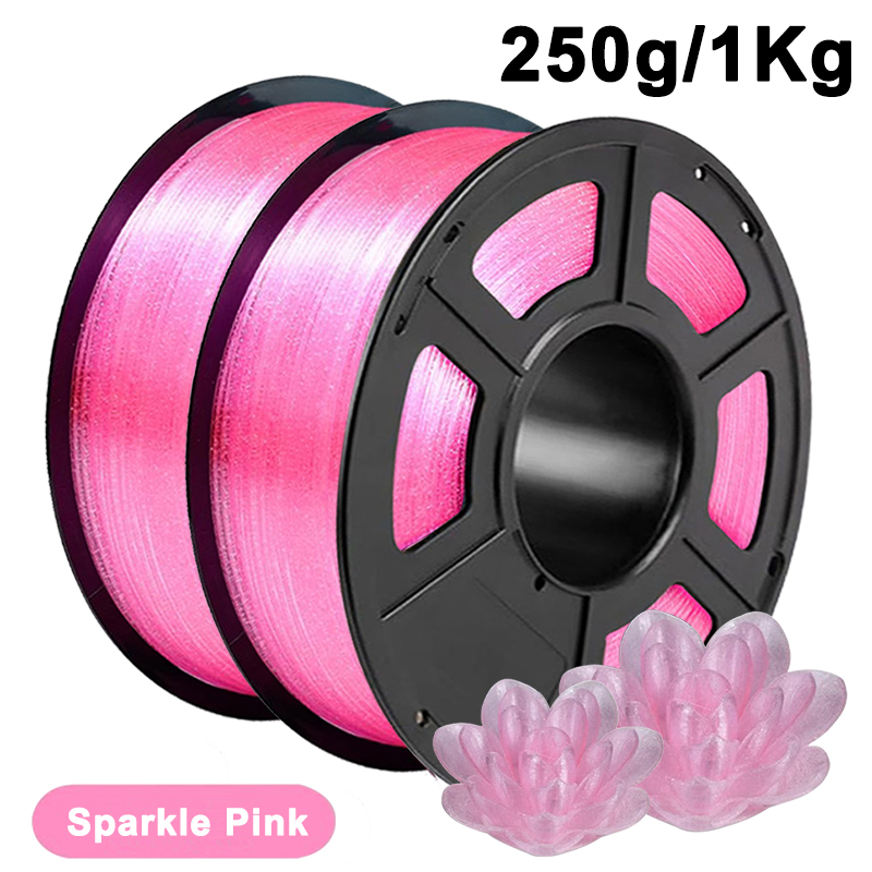 3D Printing Glass - 250g 1Kg PLA Kristal Berkilau Merah