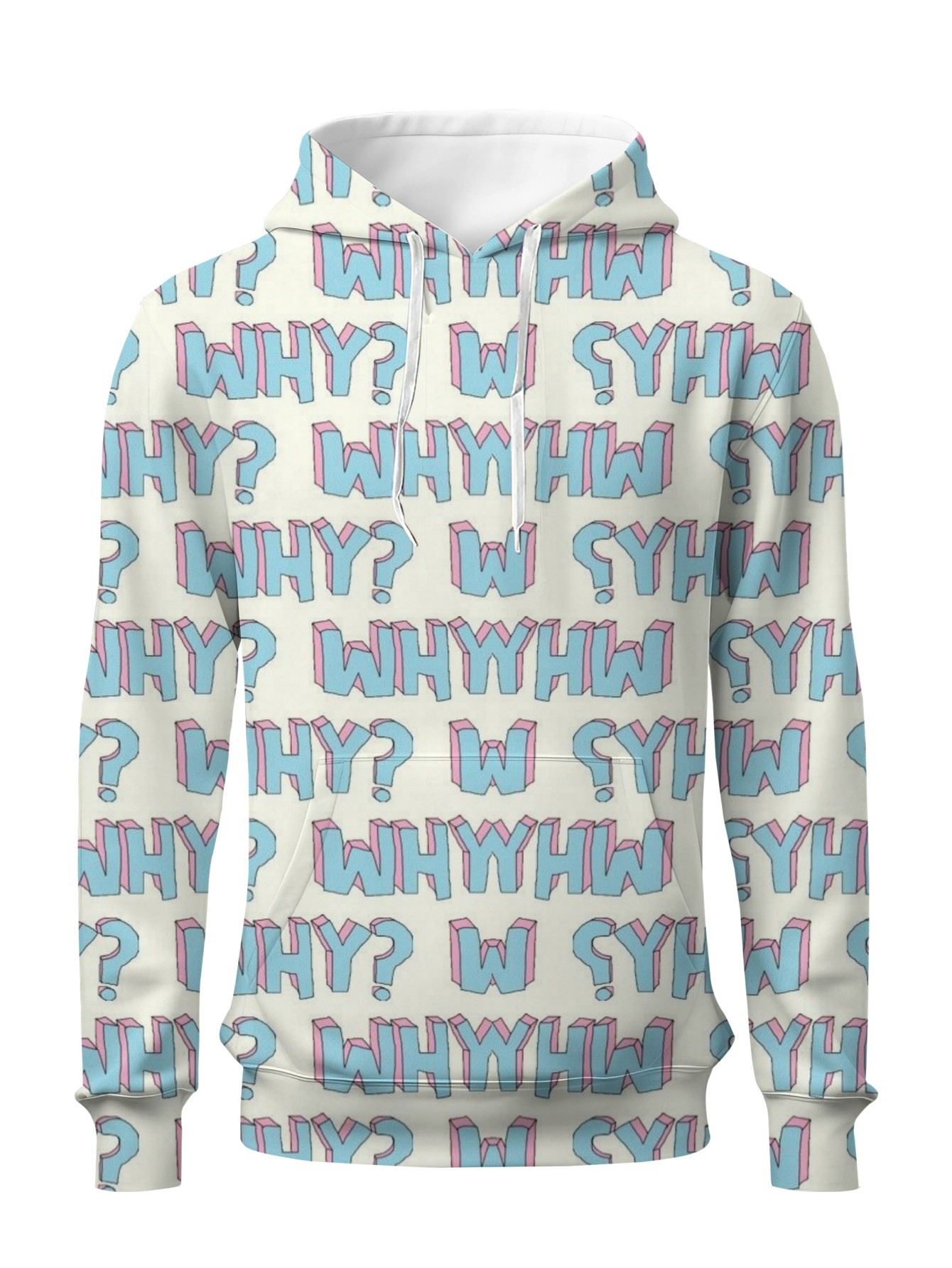 3D Printing Questions - Hoodie Unisex 3D dengan Cetakan Huruf