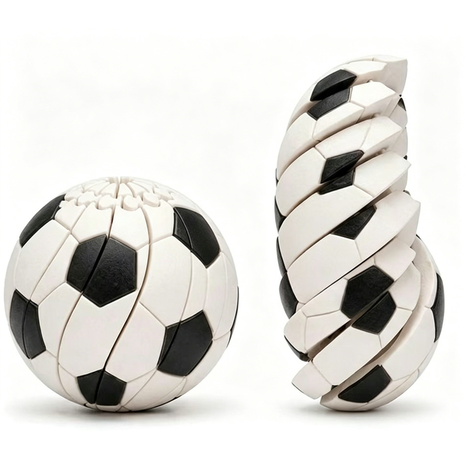 Bola Fidget Spinner Sepak Bola - 3D Printing Keychain ulasan dan harga