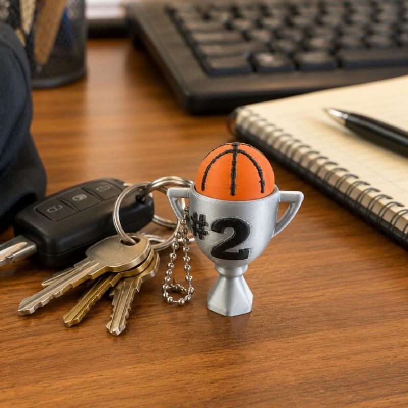Gantungan Kunci Trofi Bola Ola - 3D Printing Keychain ulasan dan harga