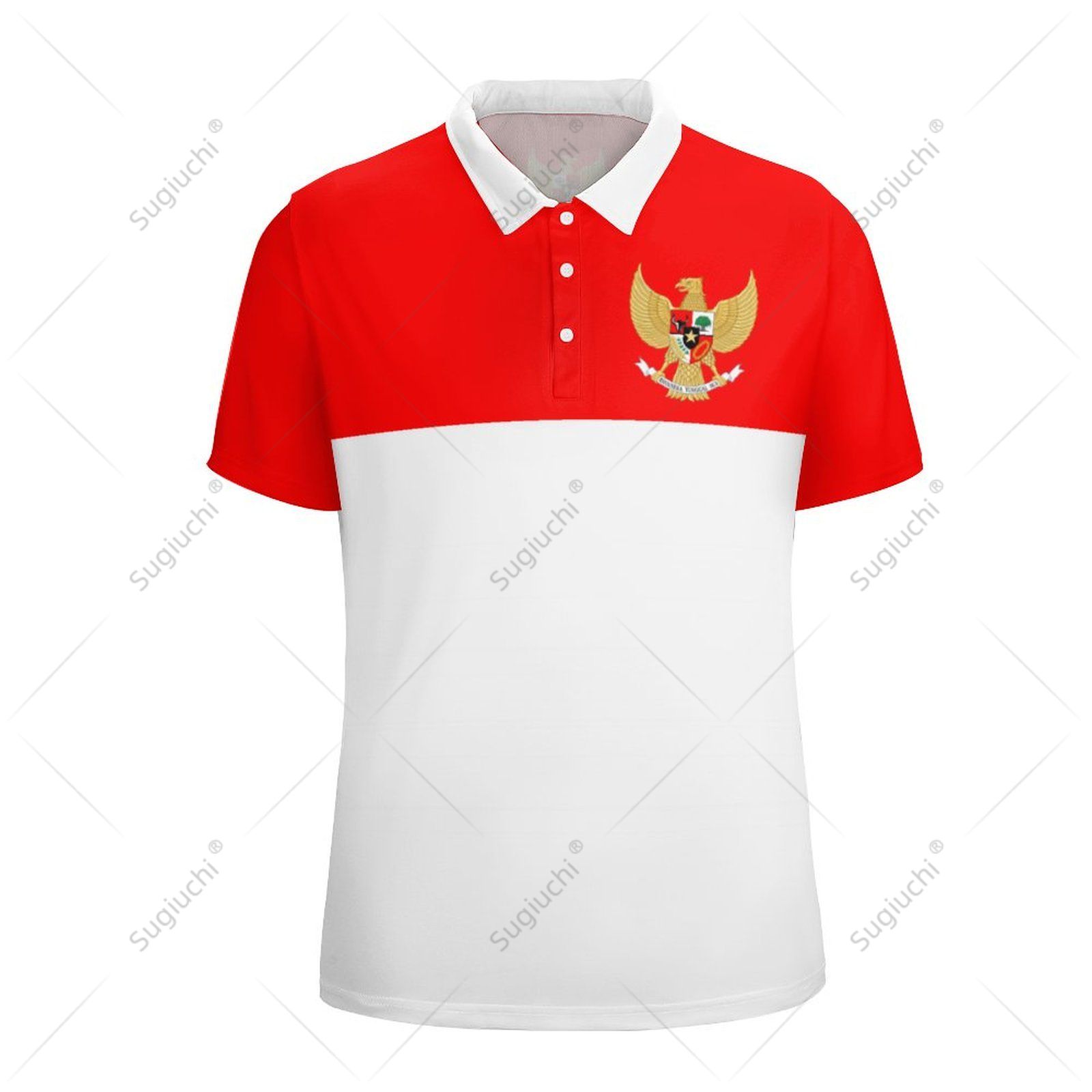 Kaos Polo Unisex Bendera Indon - 3D Printing Indonesia ulasan dan harga