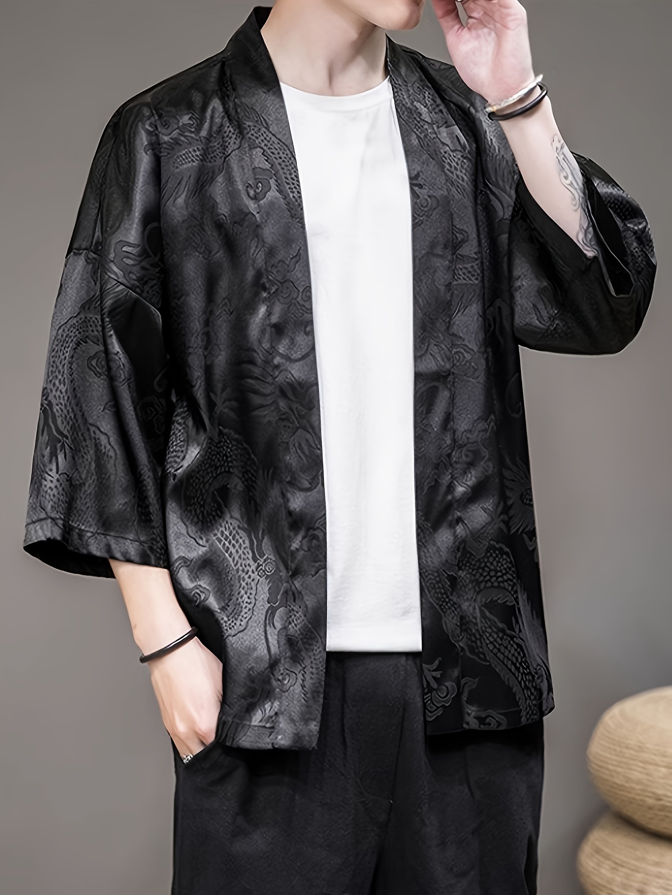 Kimono Pria Musim Panas 2026 D - 3D Printing Design Free ulasan dan harga