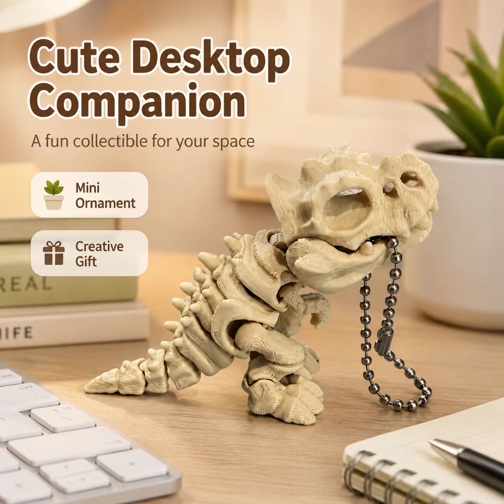 Model Kerangka Tyrannosaurus R - 3D Printing Keychain ulasan dan harga