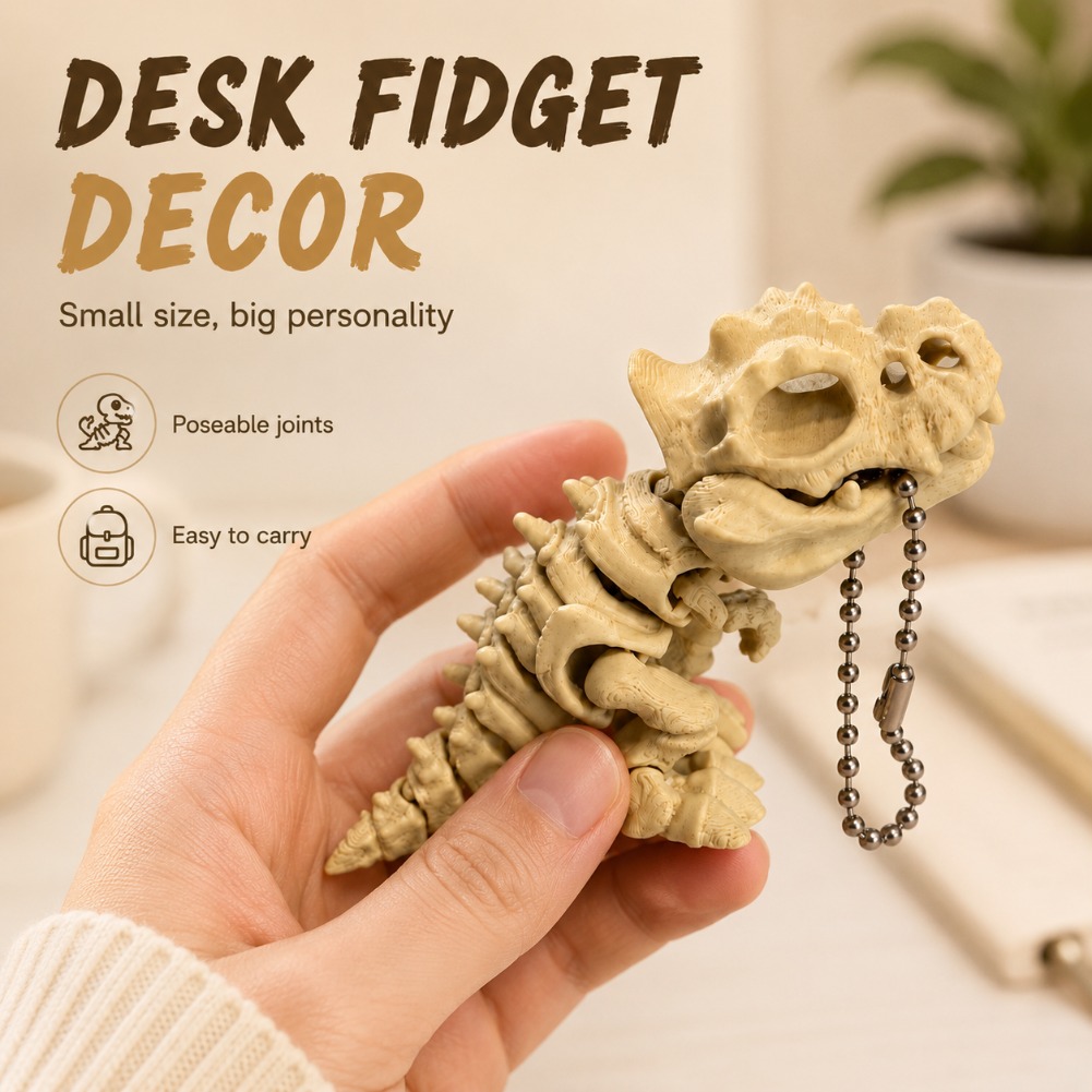 Model Kerangka Tyrannosaurus R - 3D Printing Keychain ulasan dan harga