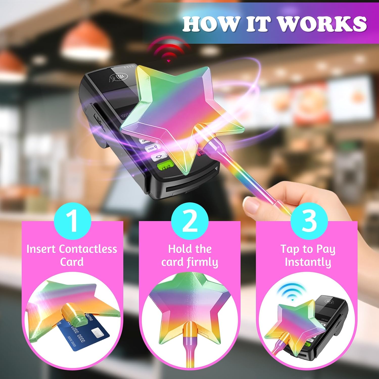 Viral Tap to Pay Wand: Tempat  - 3D Printing Viral ulasan dan harga