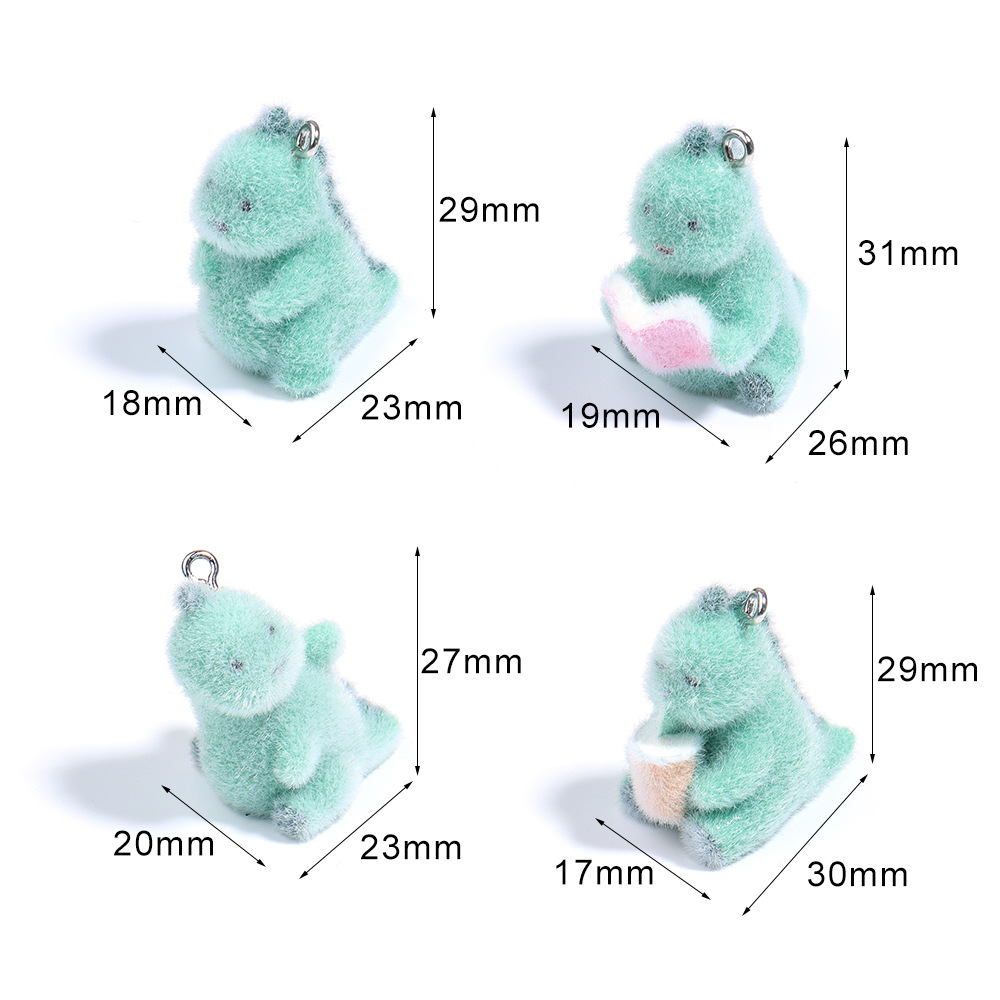 4Pcs Gantungan Kunci Dinosauru - 3D Printing Keychain ulasan dan harga