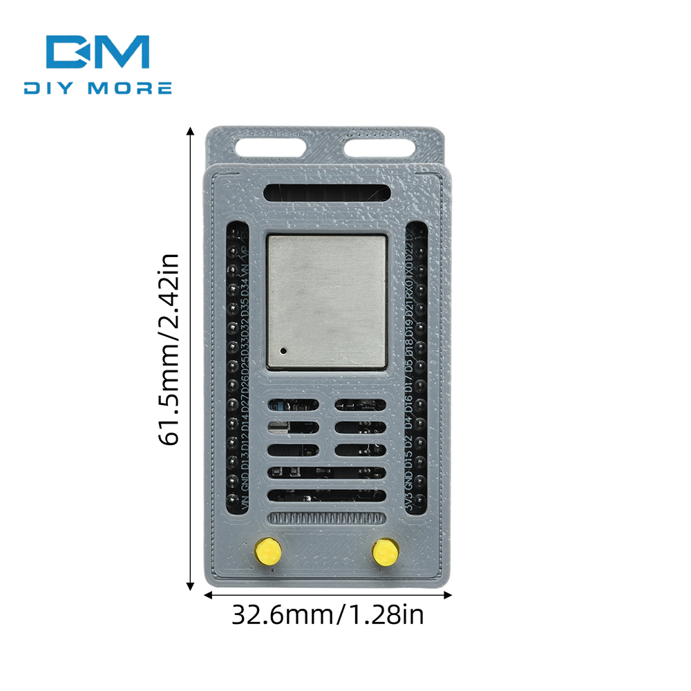 Casing Cangkang Abu-abu Cetak  - 3D Printing Iot ulasan dan harga