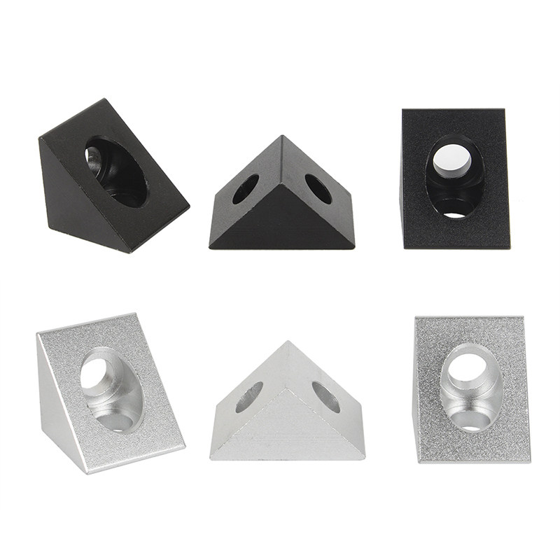 4 Buah Konektor Segitiga Kubus - 3D Printing Aluminium ulasan dan harga