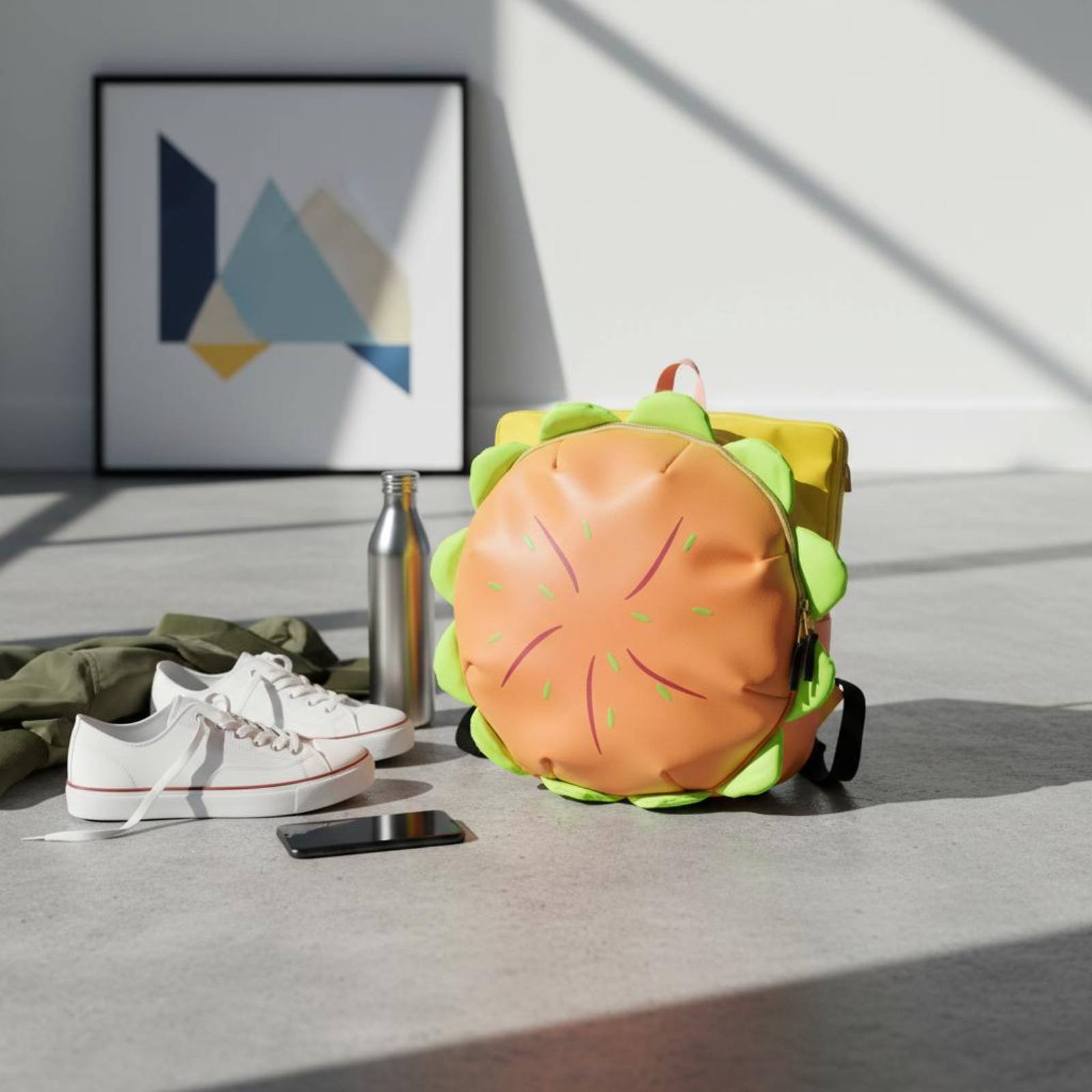 Ransel Hamburger Tas Ransel Ka - 3D Printing Design Free ulasan dan harga